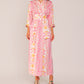 PINK IZNIK WRAP DRESS