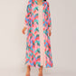 MULTI COLORED CARDIGAN DRESS