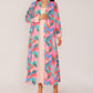 MULTI COLORED CARDIGAN DRESS