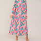 MULTI COLORED CARDIGAN DRESS