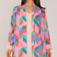 MULTI COLORED CARDIGAN DRESS