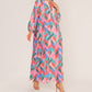 MULTI-COLORED SILK DRESS -2