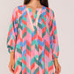 MULTI-COLORED SILK DRESS -2